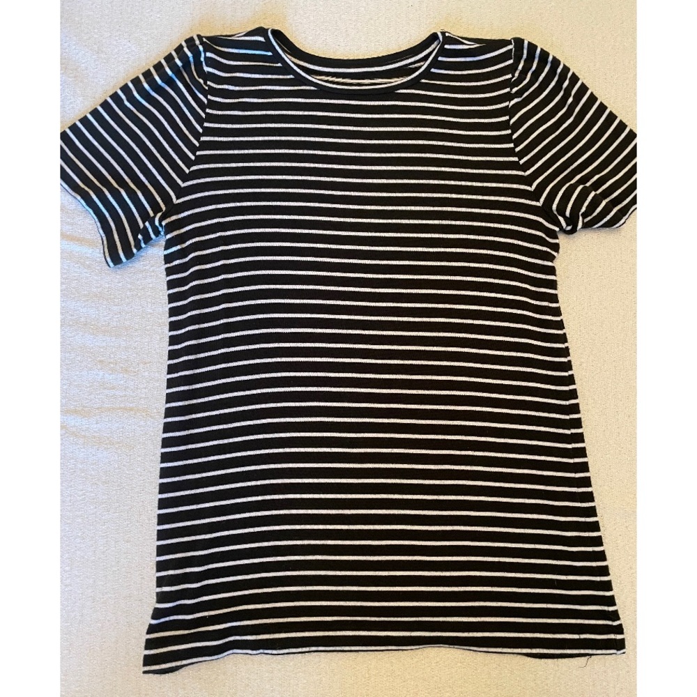 Loft shirt; striped; medium petite